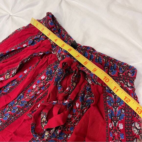 Set of 2 Shein Wide Open Leg Tribal Pattern Pants Size Small - Picture 6 of 13